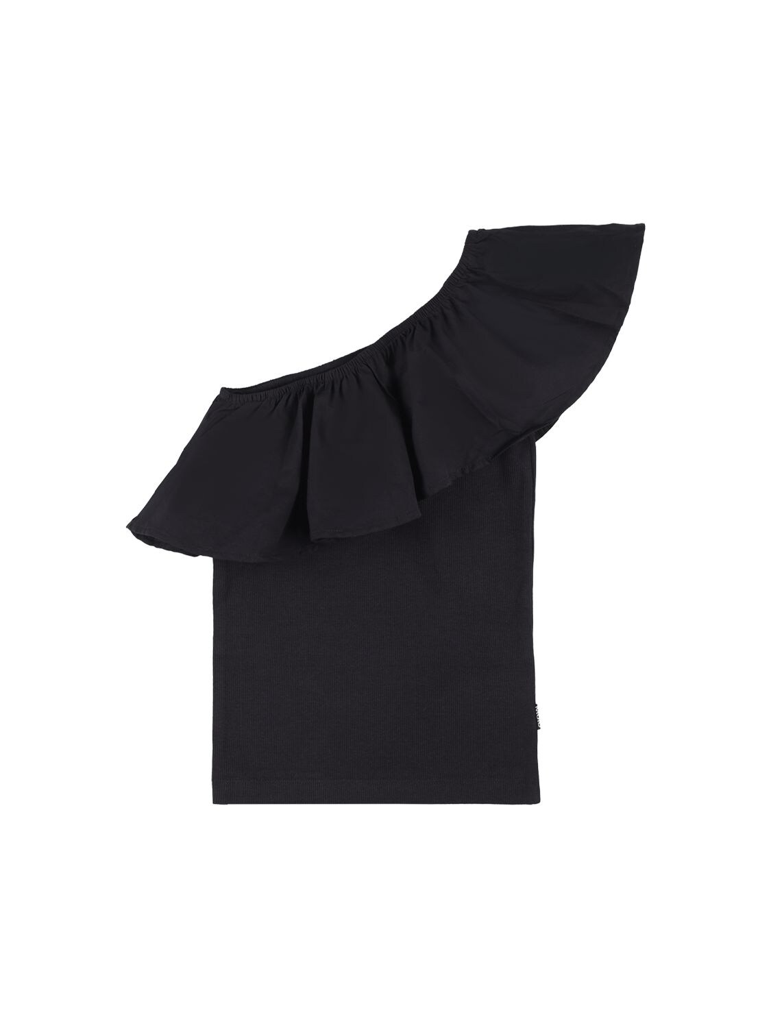 MOLO ONE SHOULDER ORGANIC COTTON & POPLIN TOP