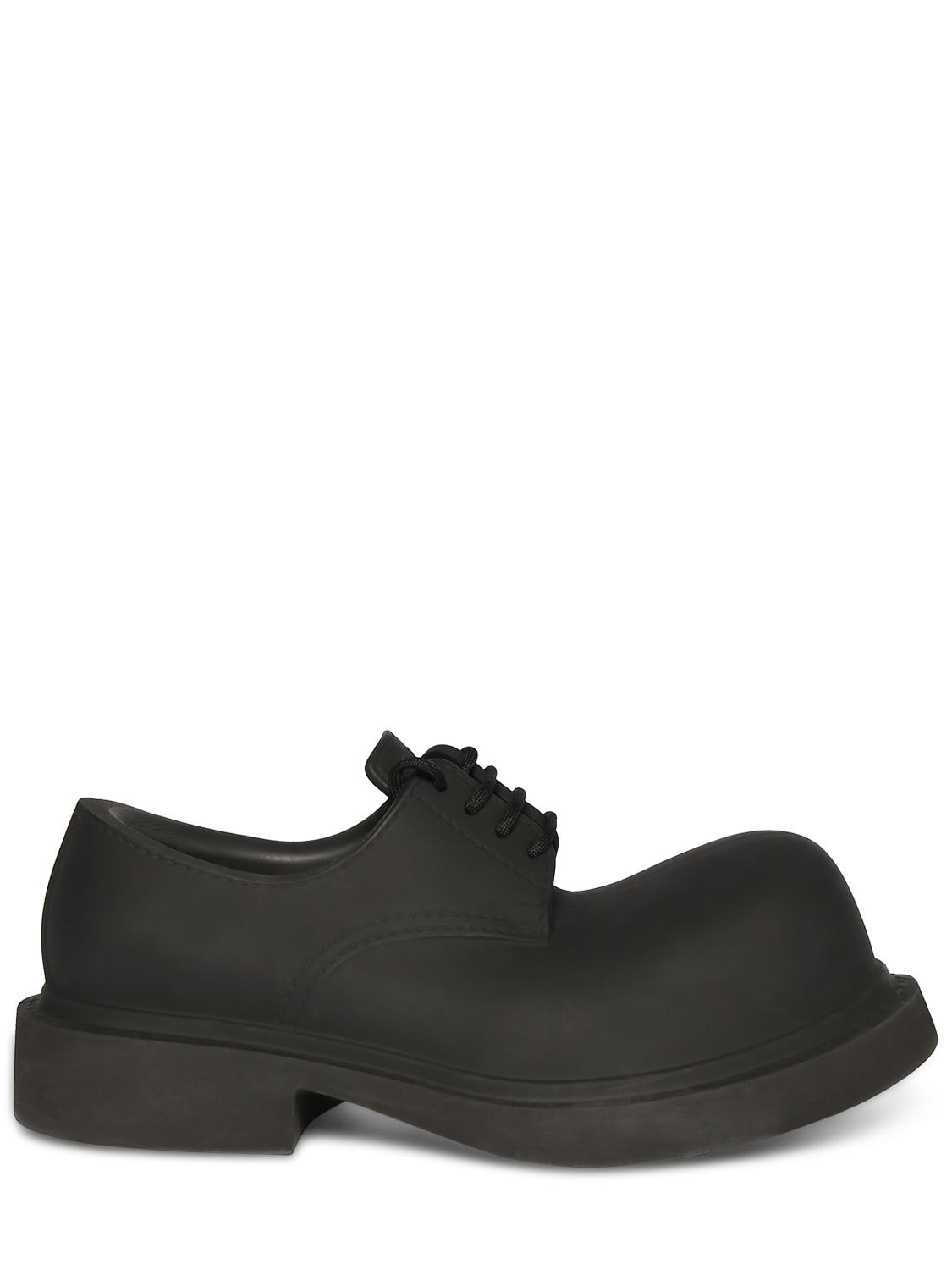 Shop Balenciaga Steroid Derby Lace-up Shoes In Black