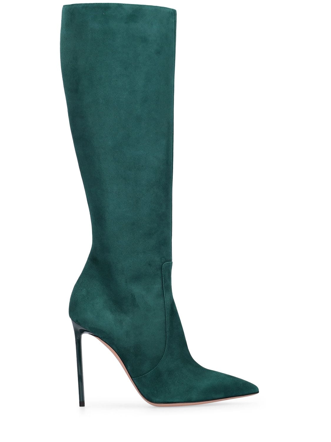 105mm Barbra Suede Tall Boots – WOMEN > SHOES > BOOTS