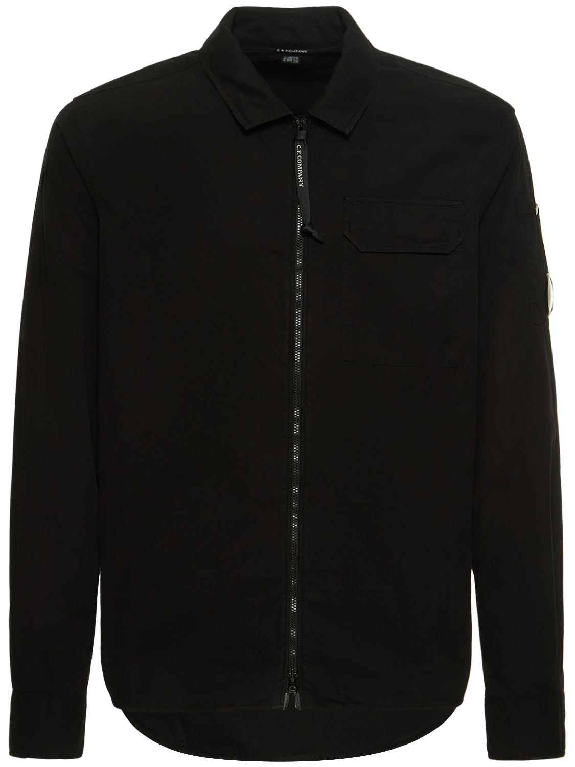 C.P. COMPANY GABARDINE ZIP-UP SHIRT