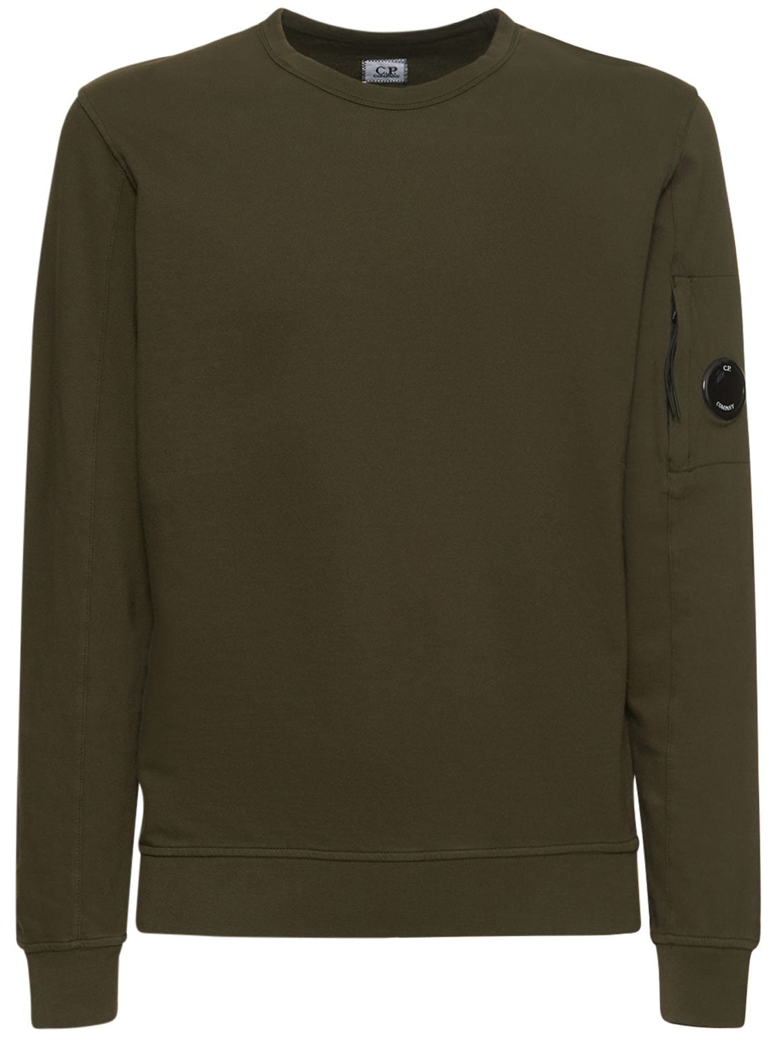 C.p. Company Sweatshirt Aus Baumwolle In Olive Green