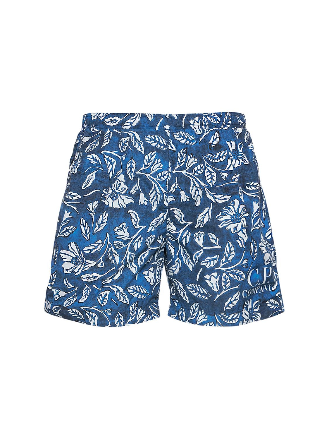 C.P. COMPANY STAMPERIA MARCHI PRINTED SWIM SHORTS