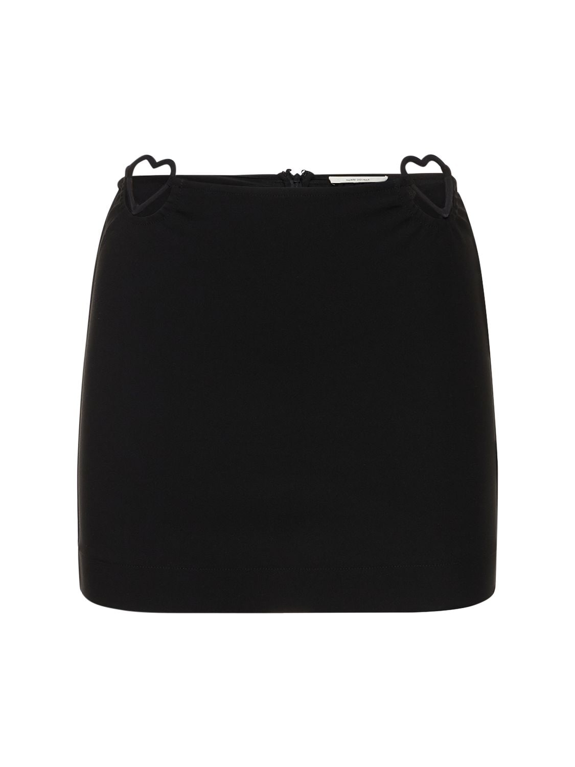 Nensi Dojaka Heart Cut-out Detail Miniskirt In Black