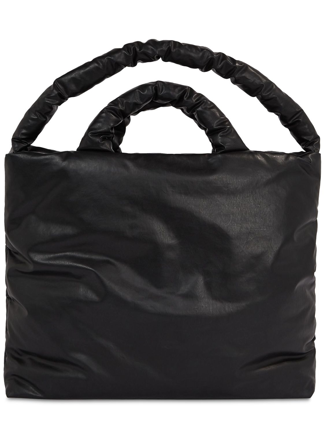 Kassl Editions Large Pillow Oil Tote Bag In Black