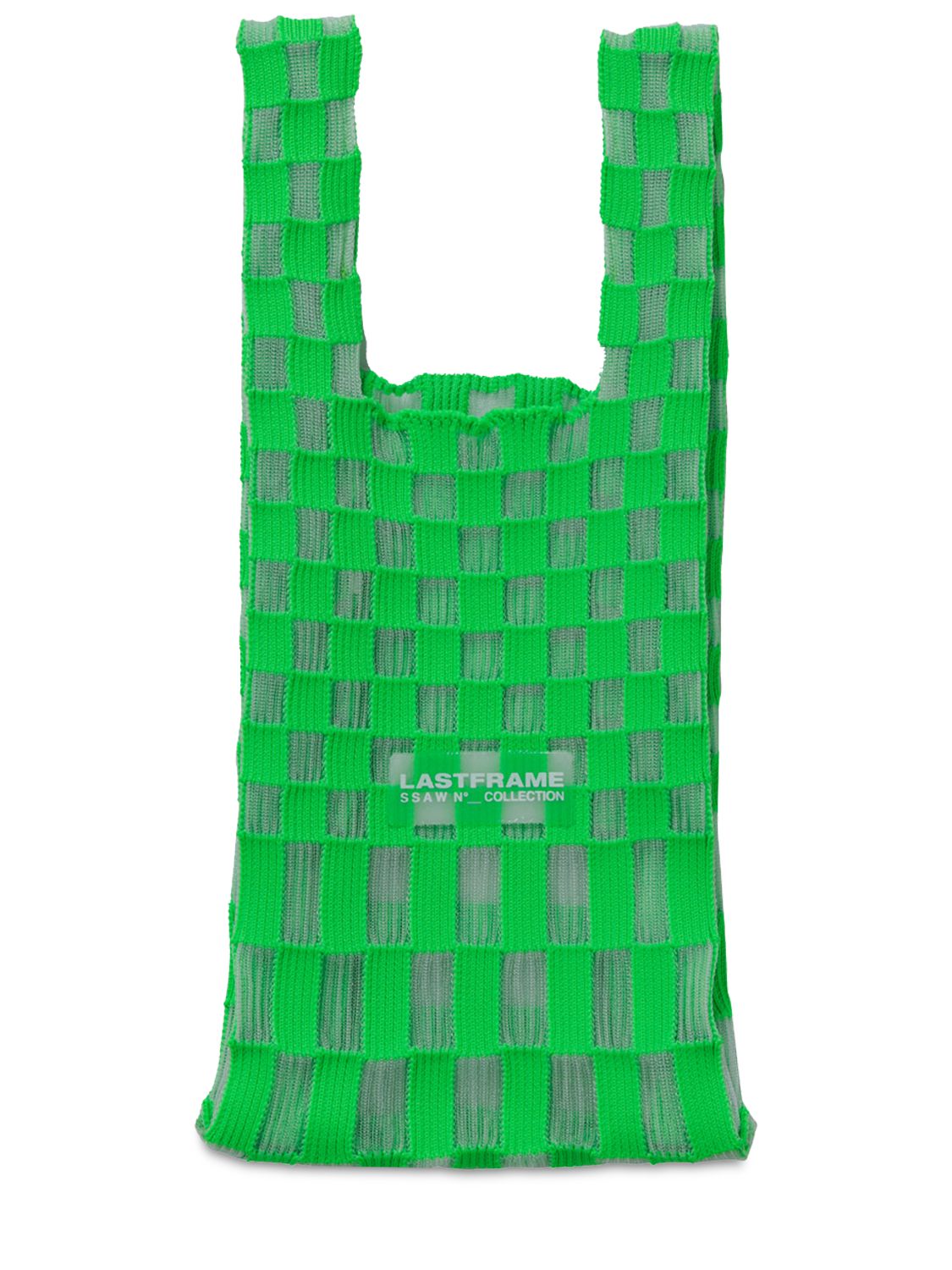 LASTFRAME SMALL SHEER ICHIMATSU MARKET BAG