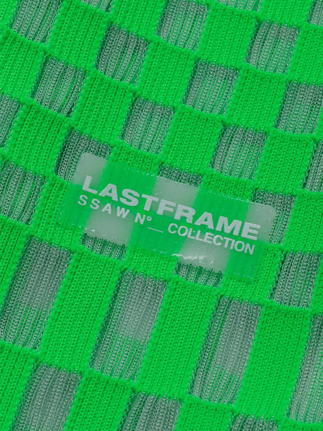 LASTFRAME SMALL SHEER ICHIMATSU MARKET BAG