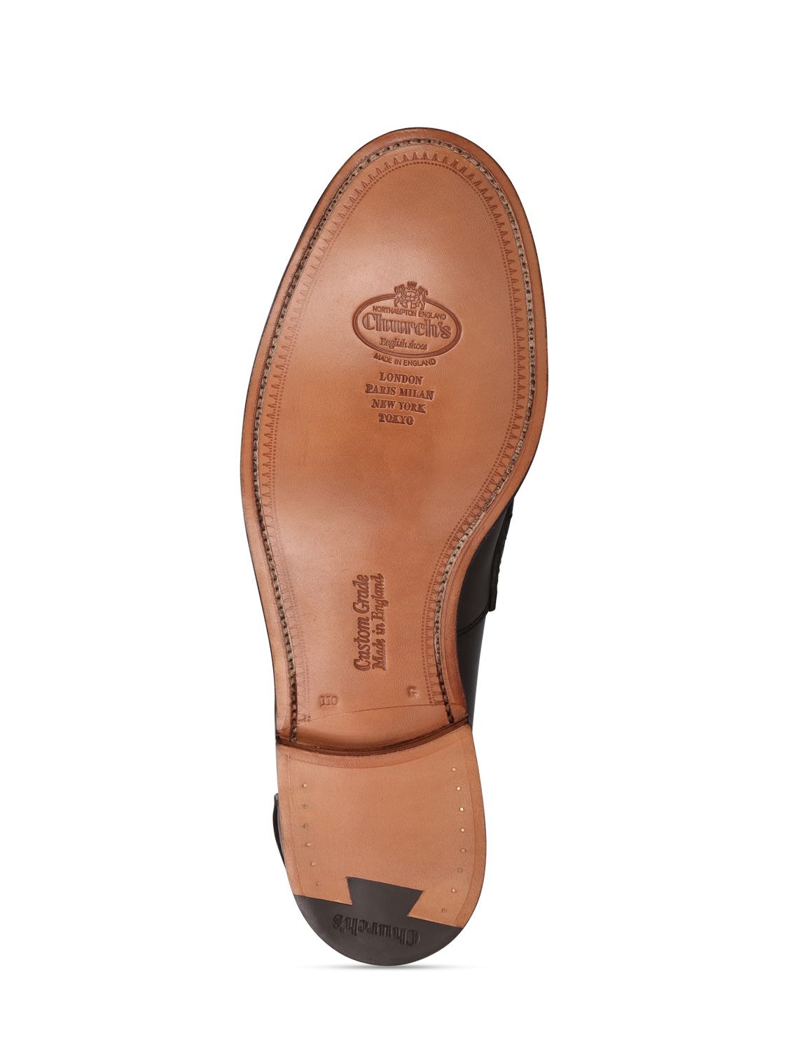 Shop Church's Pembrey Leather Loafers In Brown