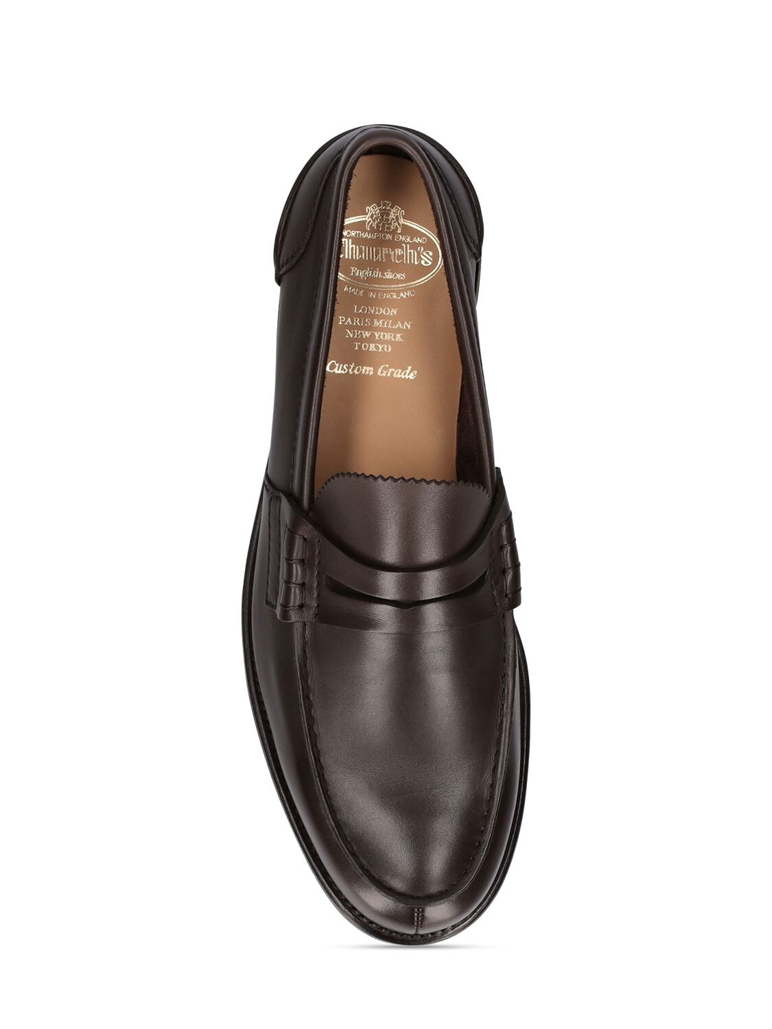 Shop Church's Pembrey Leather Loafers In Brown