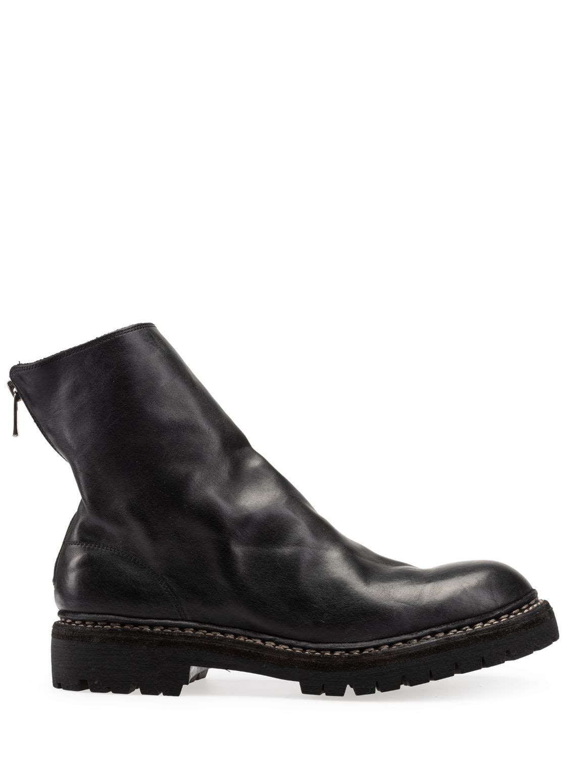 GUIDI 20MM LEATHER ANKLE BOOTS