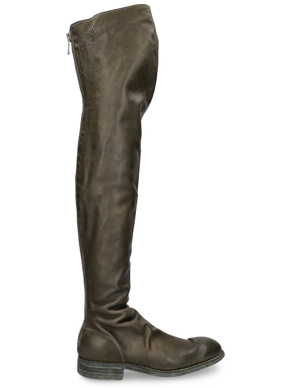 20mm Leather Over-the-knee Boots – WOMEN > SHOES > BOOTS