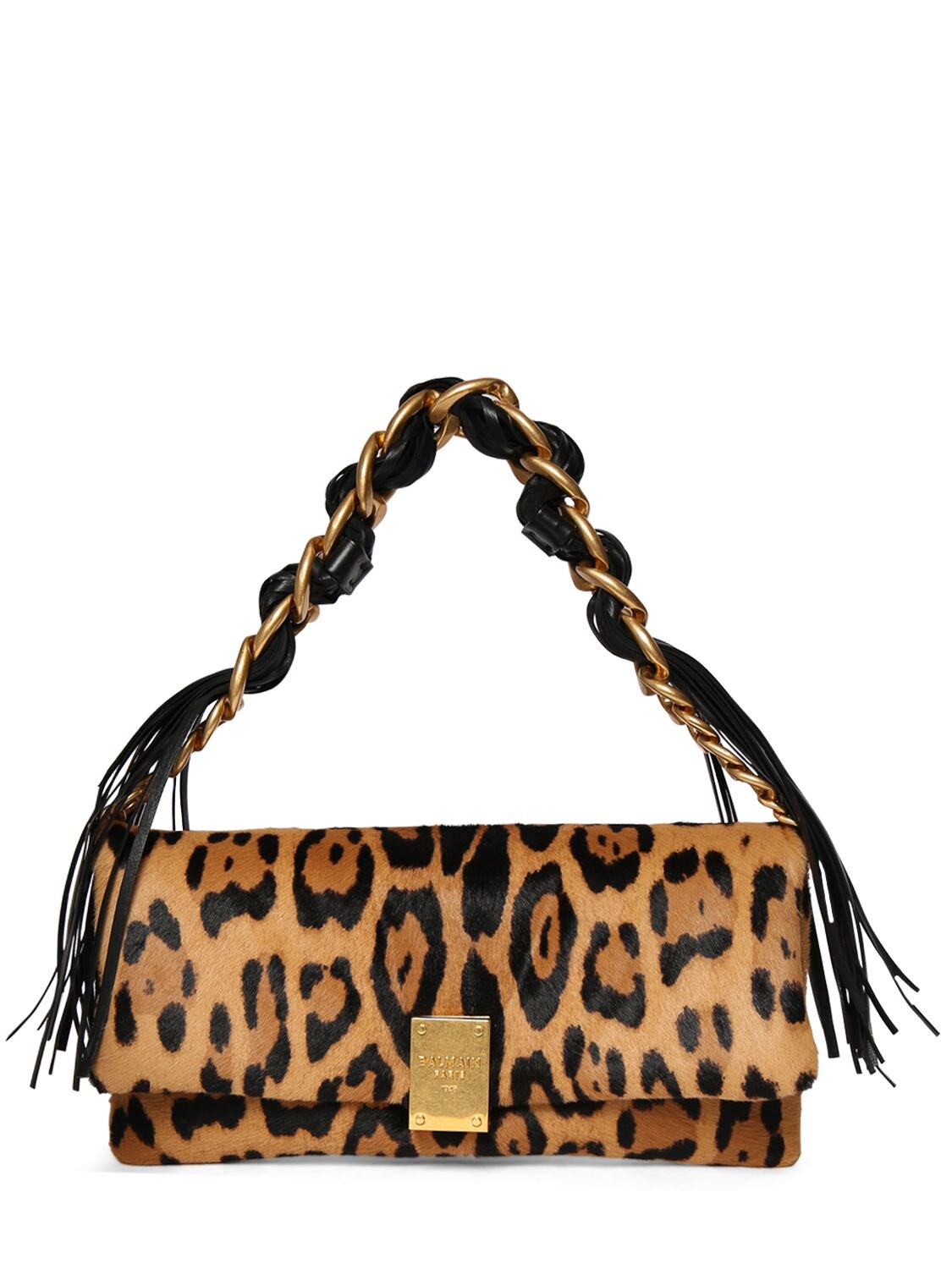 1945 Leopard Print Ponyskin Shoulder Bag – WOMEN > BAGS > SHOULDER BAGS