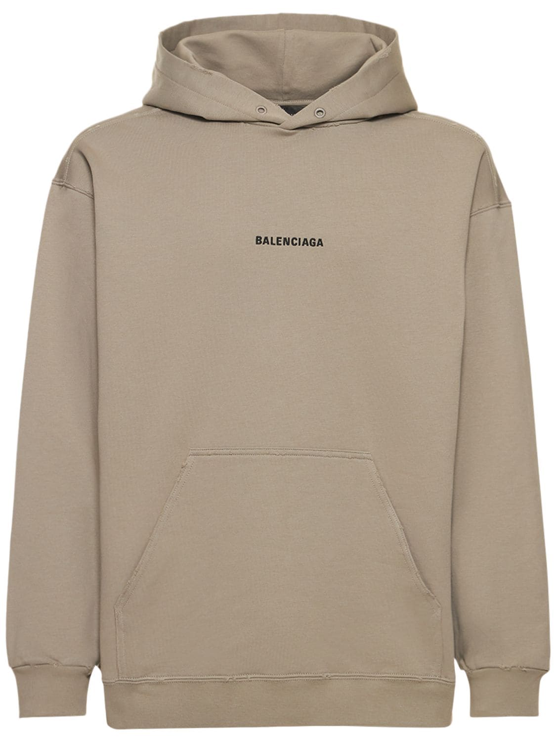 Image of Faded Cotton Hoodie