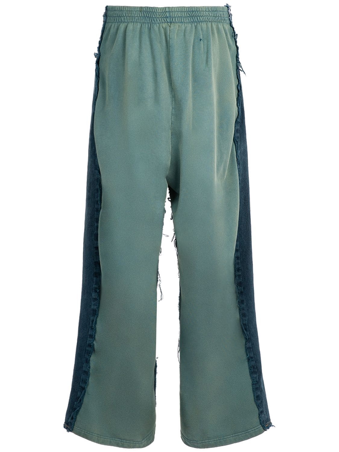 Shop Balenciaga Hybrid Baggy Pants In Ocean Blue