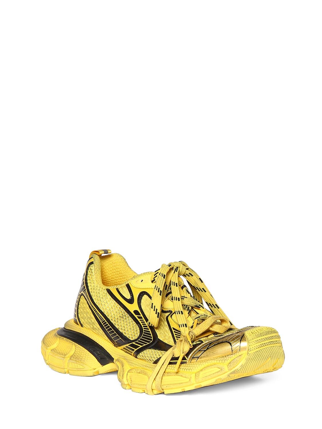 Shop Balenciaga 3xl Sneakers In Yellow,black
