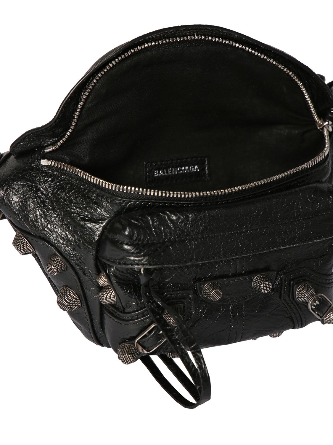 Shop Balenciaga Le Cagole Belt Bag In Black