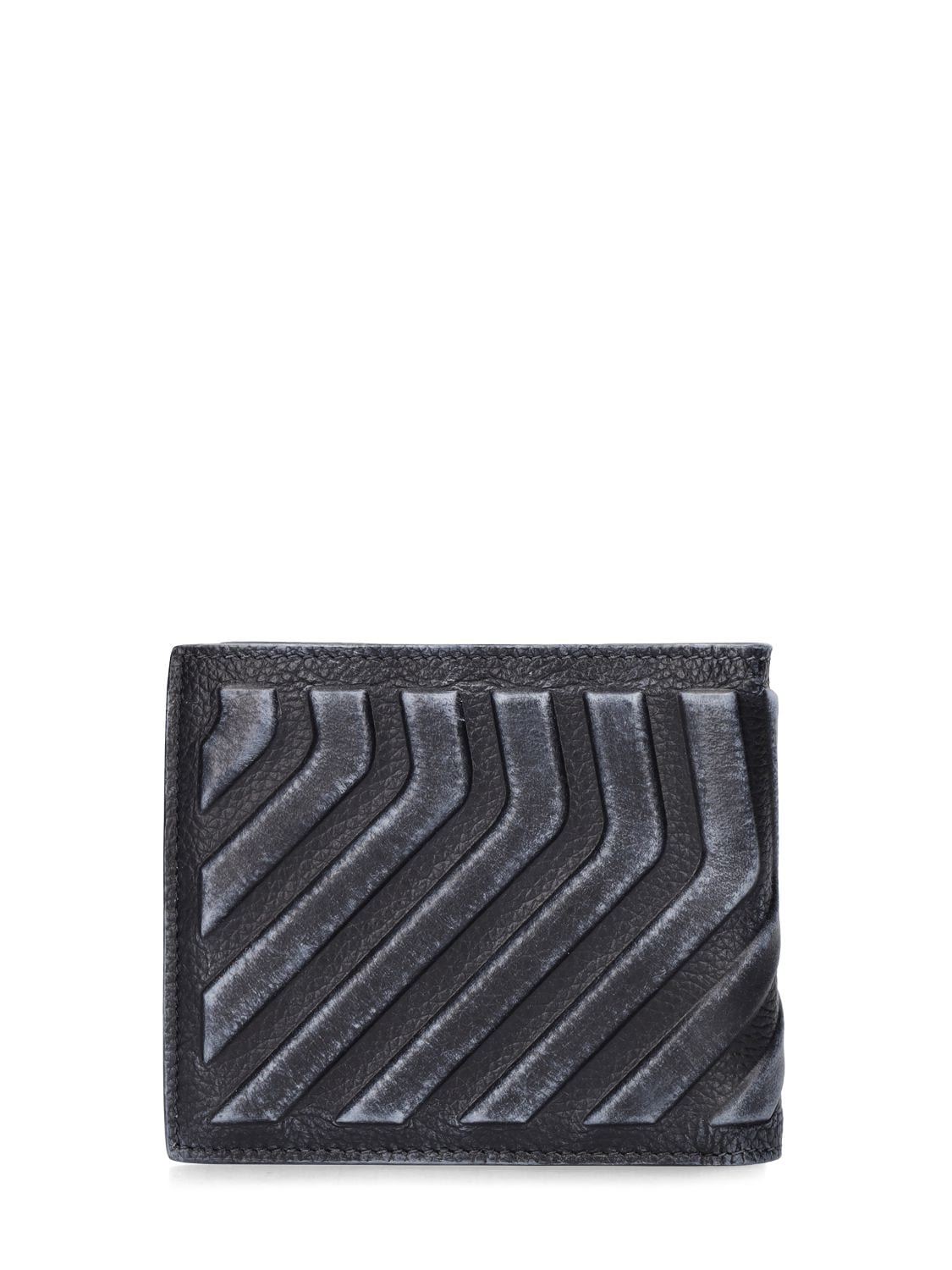 Shop Balenciaga Leather Wallet In Black,white