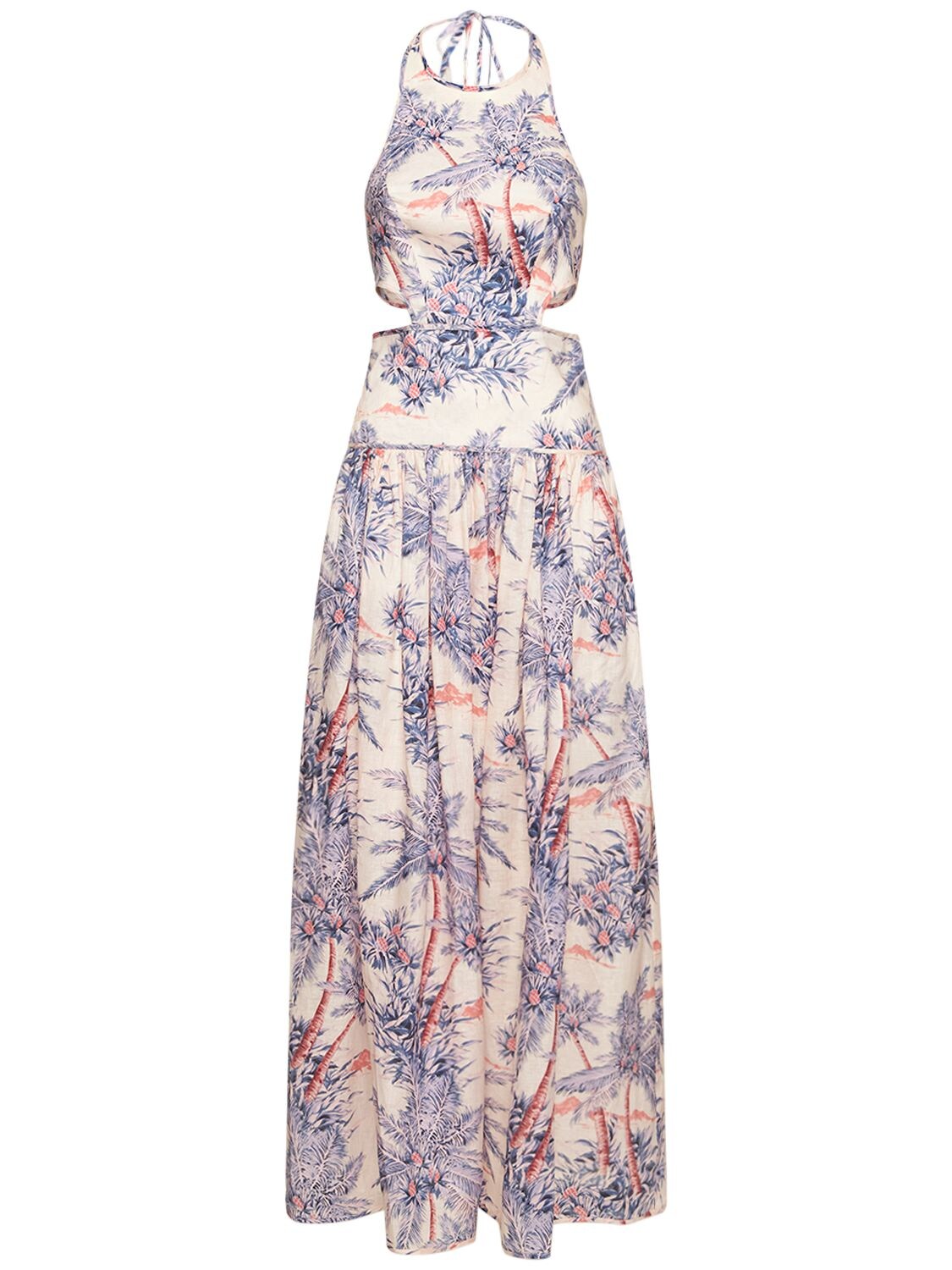 Cira Halter Cutout Cotton Midi Dress – WOMEN > CLOTHING > DRESSES