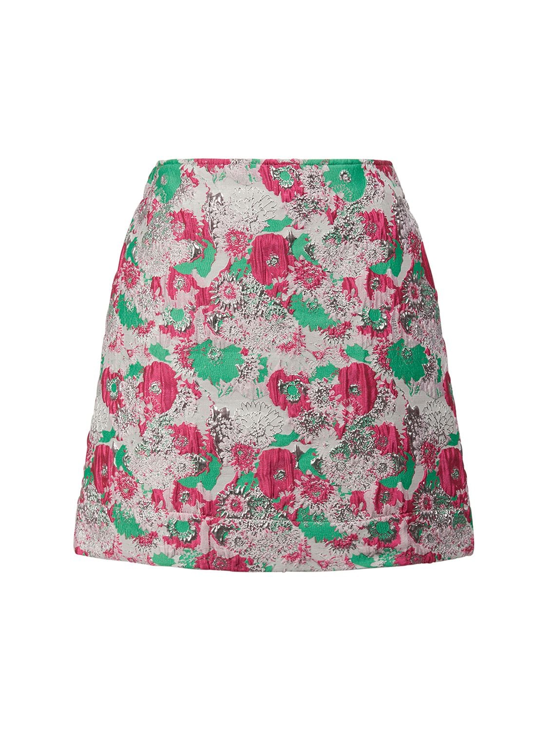 GANNI Jacquard Mini Skirt