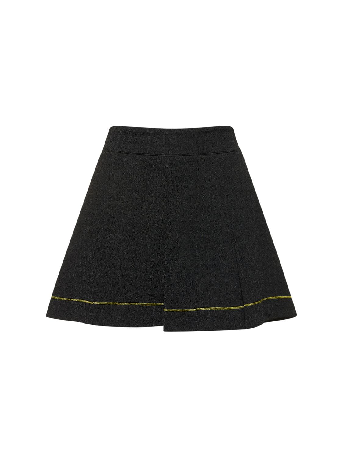 Jacquard Jersey Cutout Mini Skirt