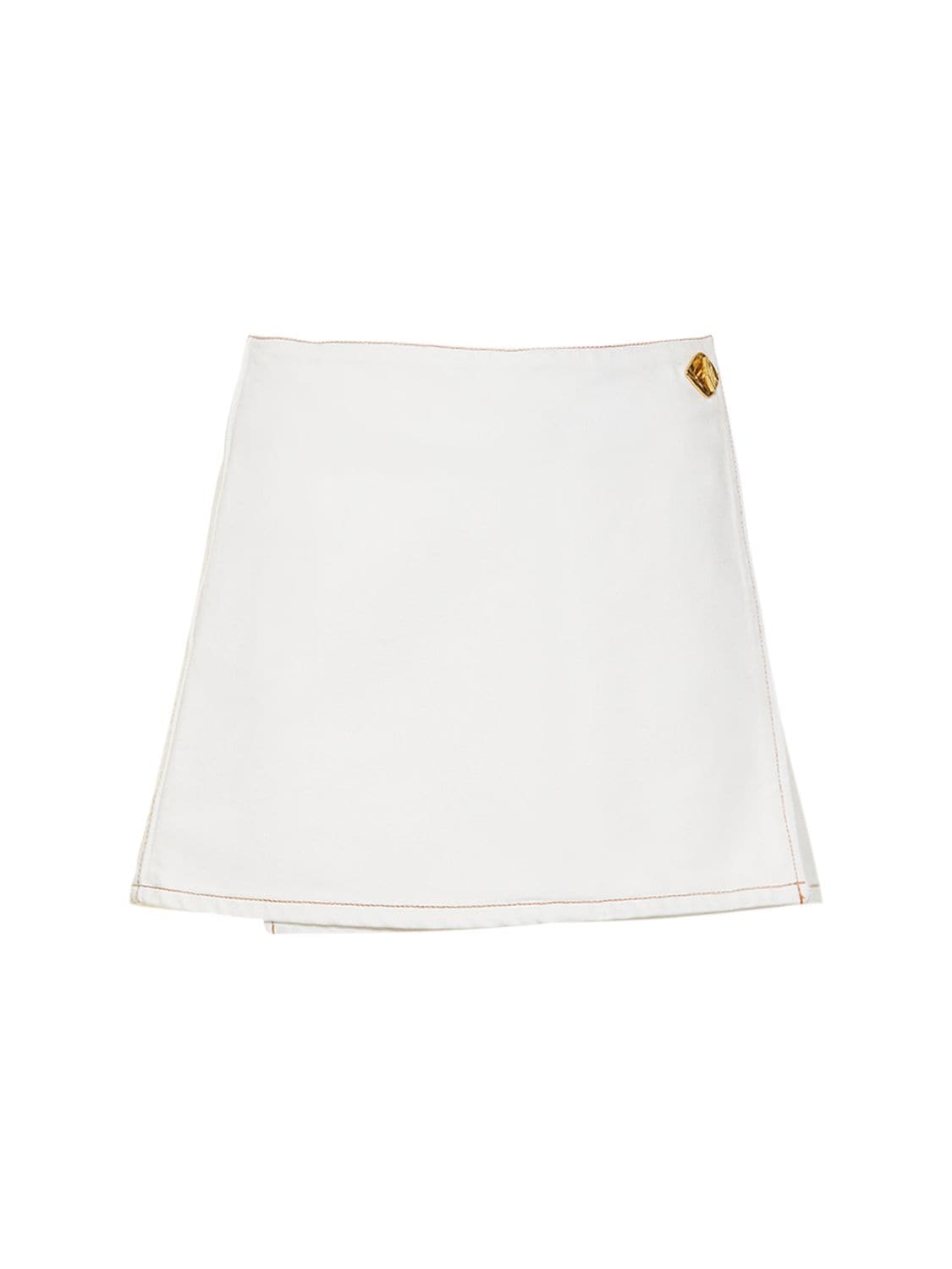 GANNI Organic Cotton Denim Mini Skirt