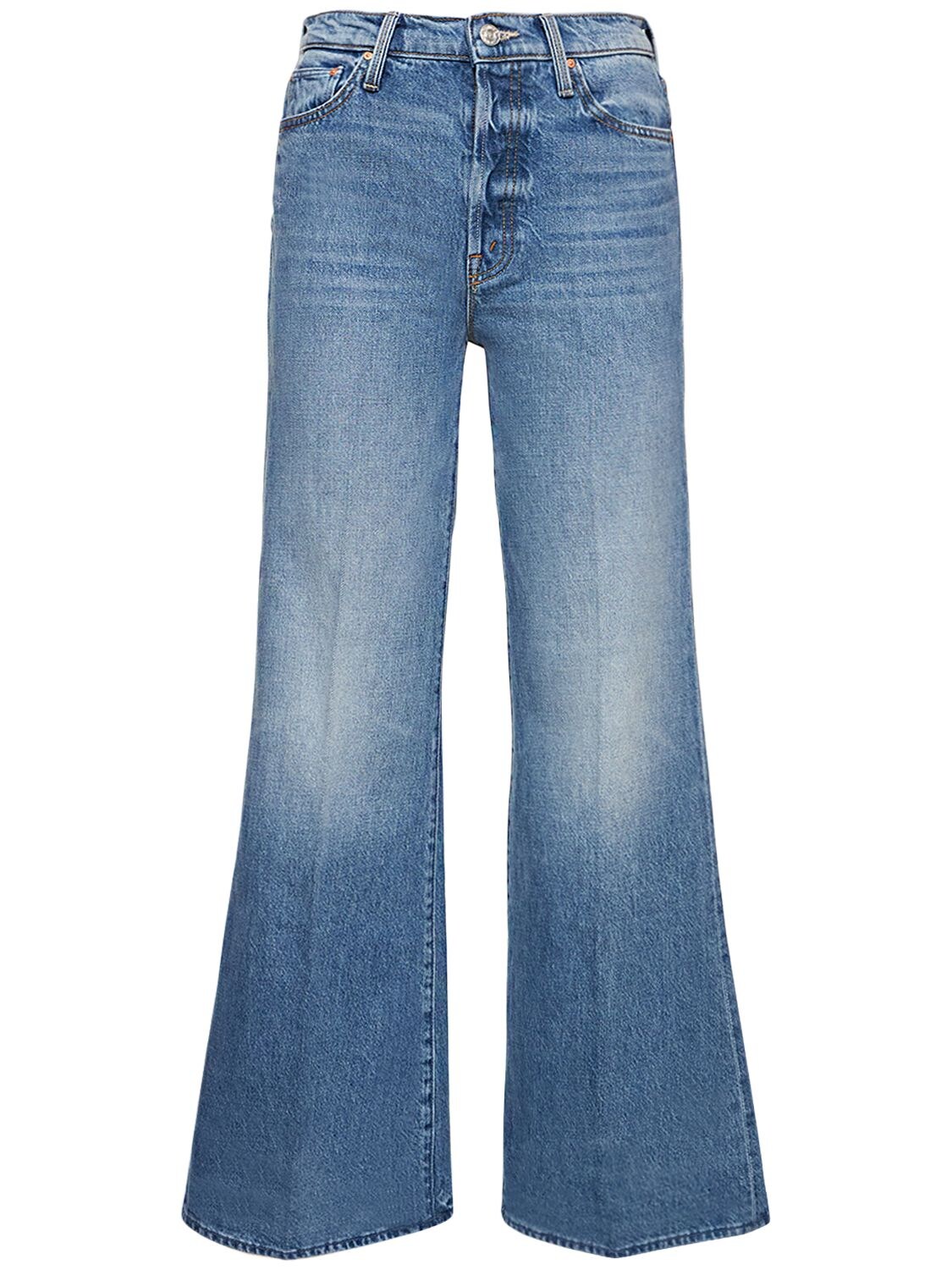 MOTHER THE TOMCAT ROLLER HIGH RISE WIDE JEANS