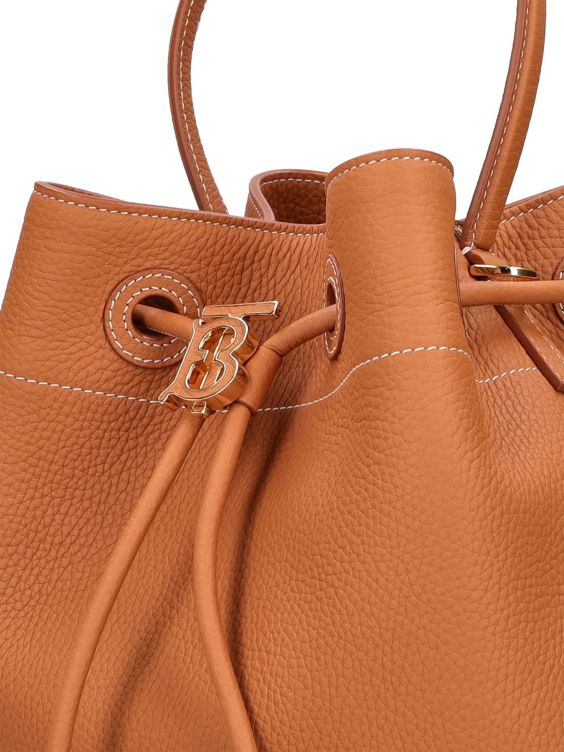 Burberry Leather Bucket Bag