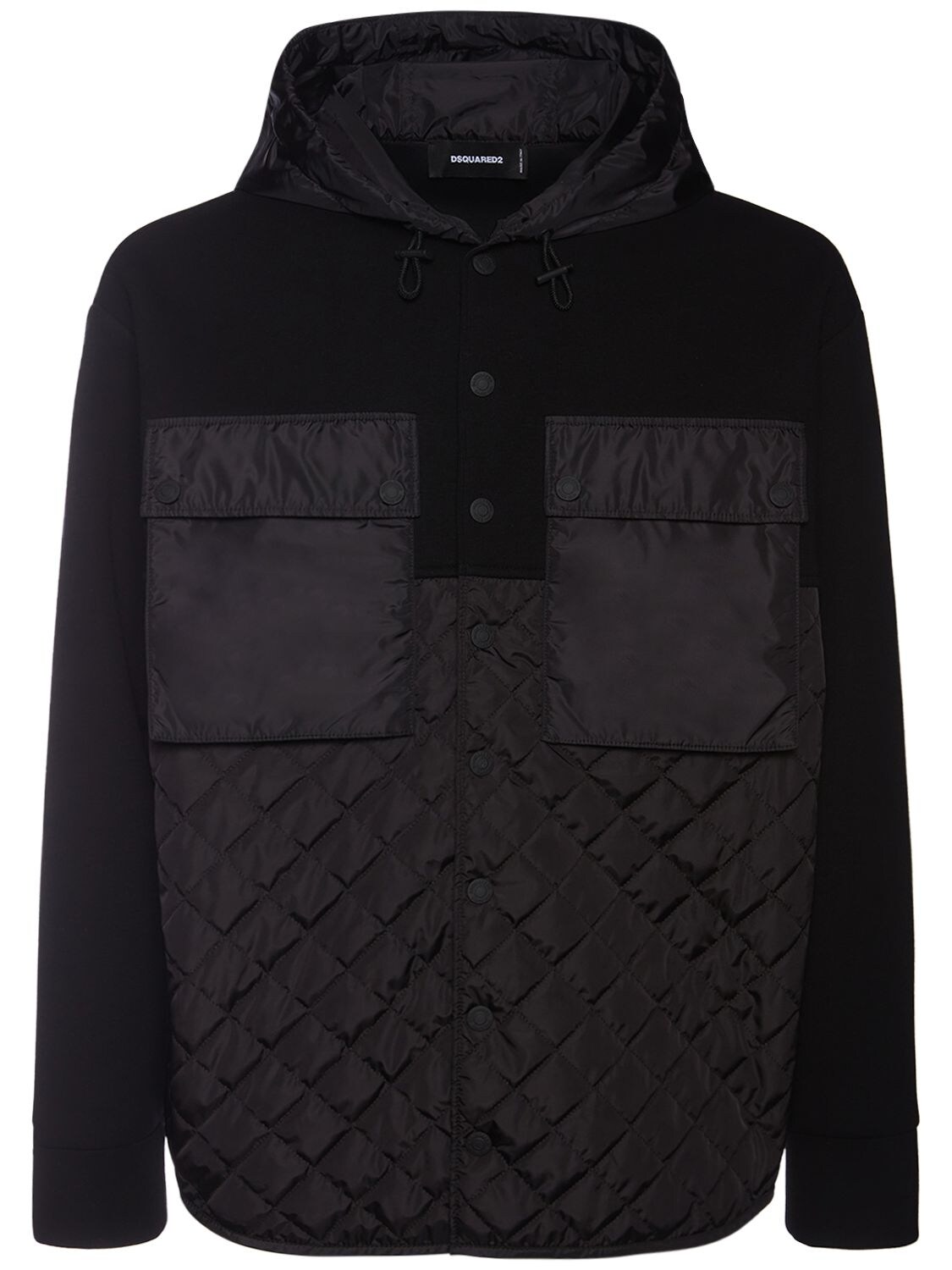 DSQUARED2 ICON HOODED CASUAL JACKET