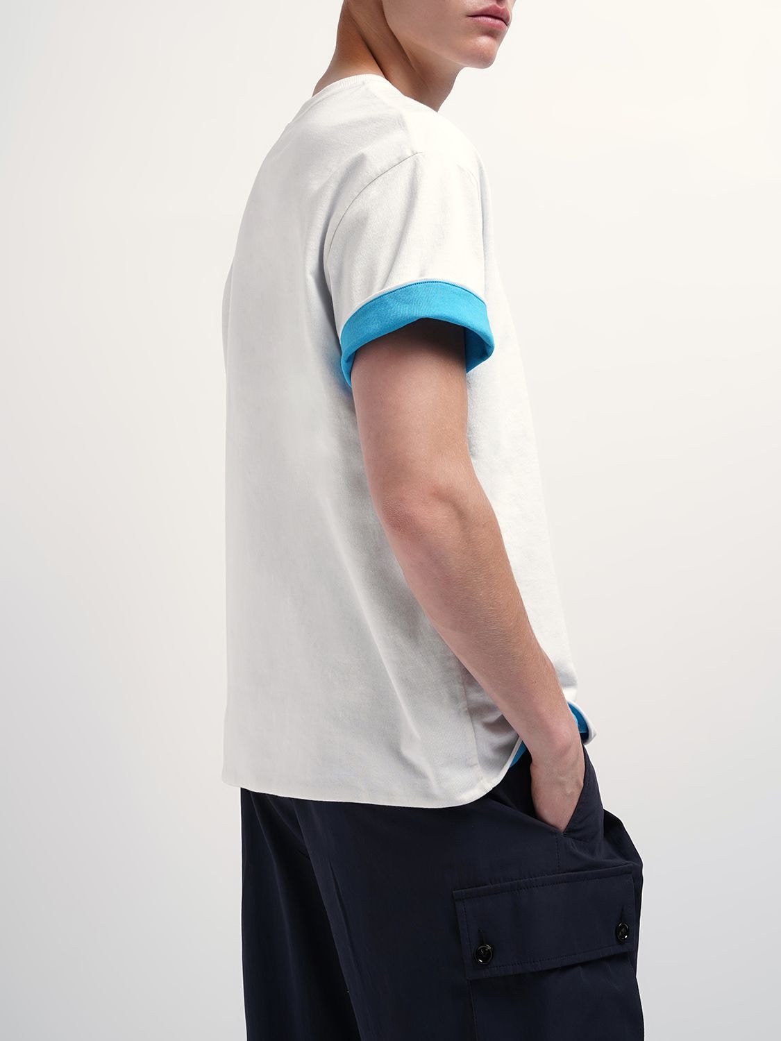 Bottega Veneta T-shirt in Blue for Men
