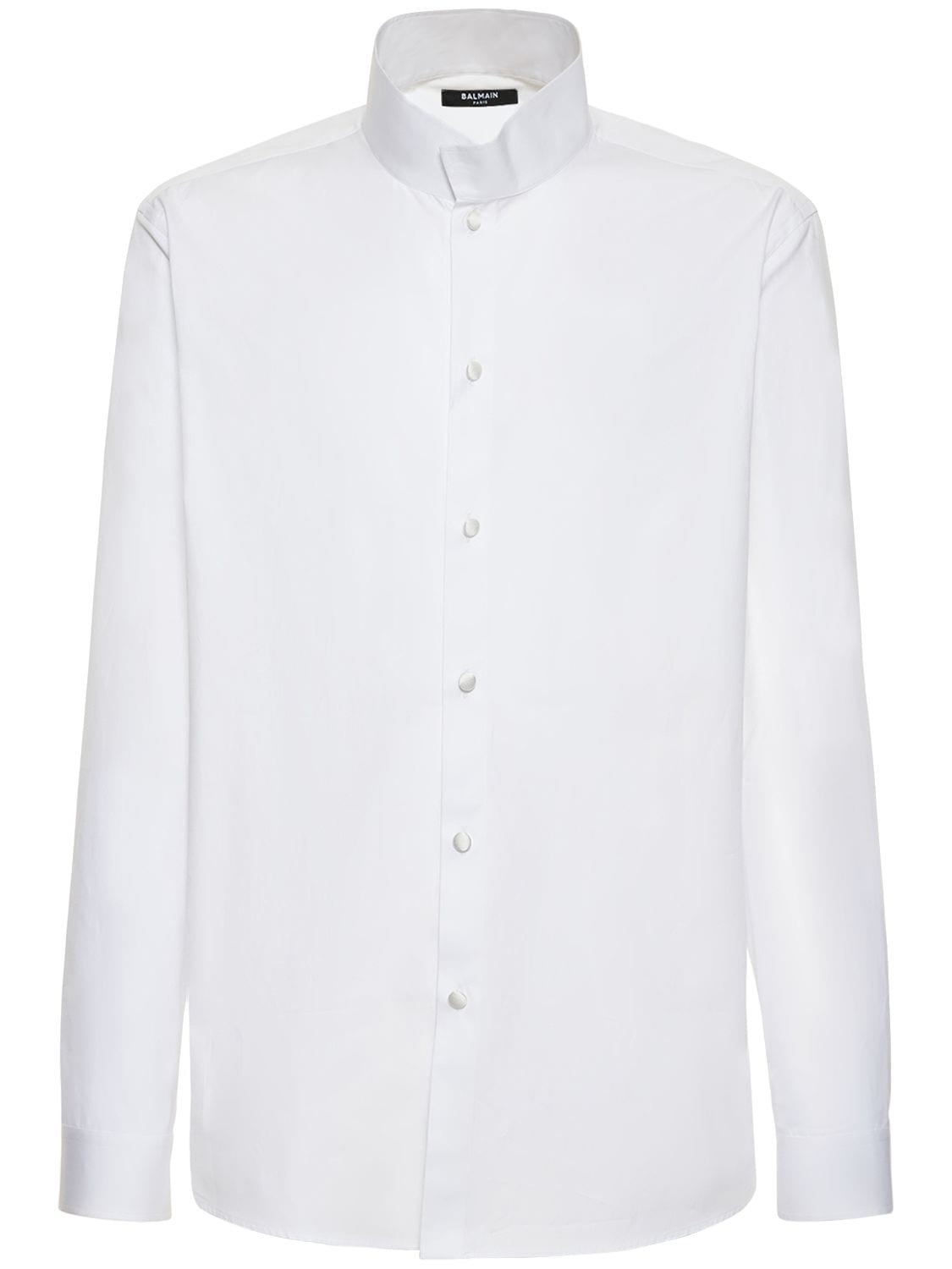Covered Cotton Satin Shirt – MEN > CLOTHING > SHIRTS