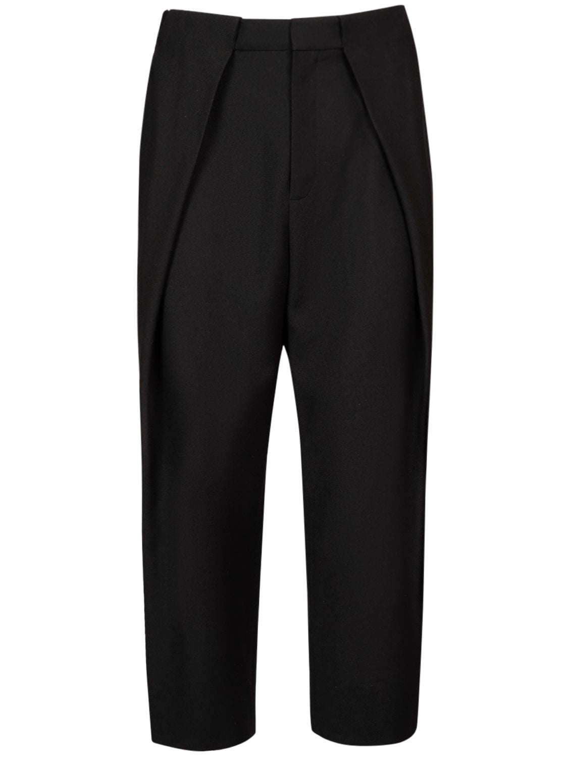Folded Side Wool Pants – MEN > CLOTHING > PANTS