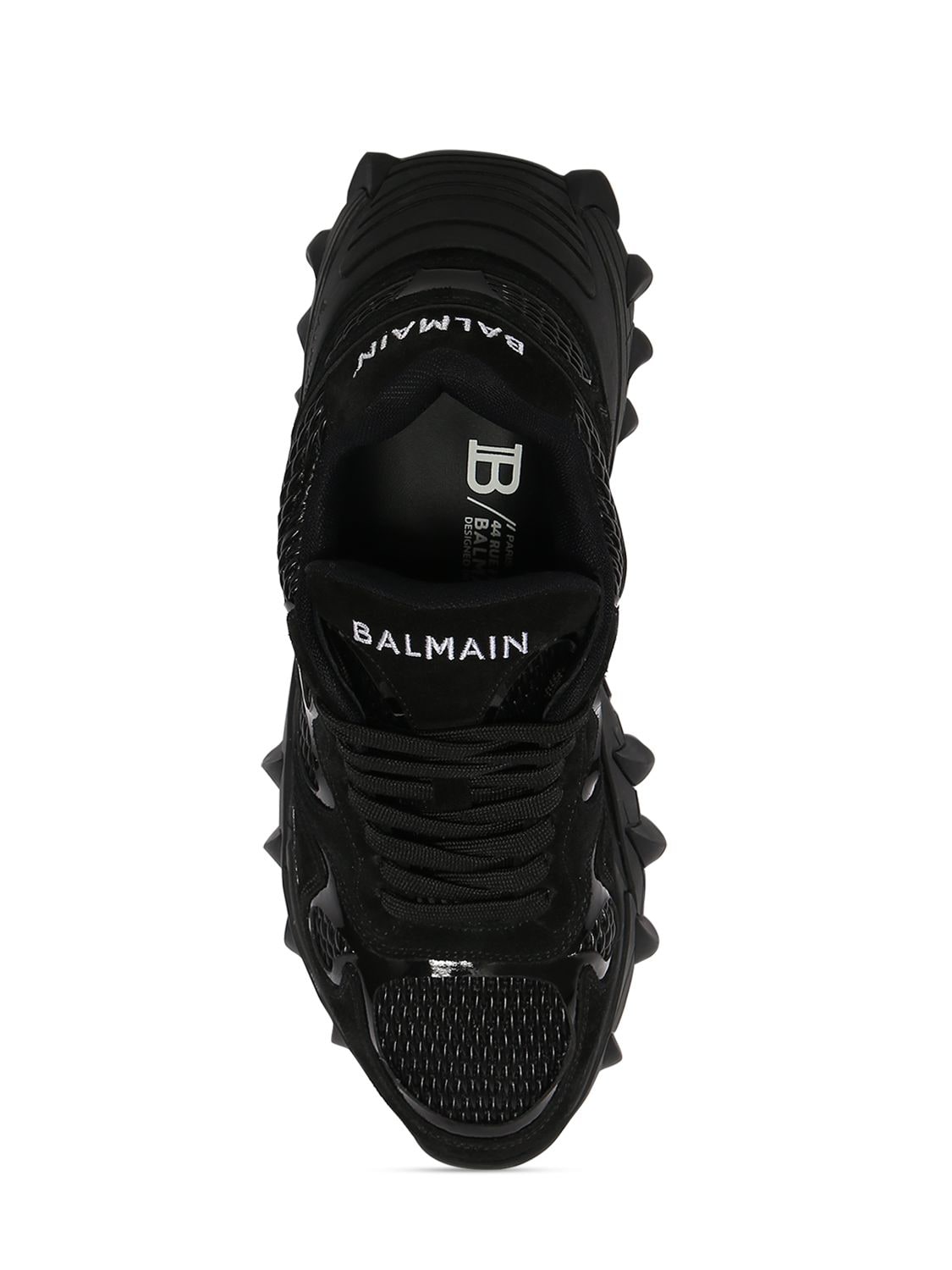 Shop Balmain B East Low Top Sneakers In Black