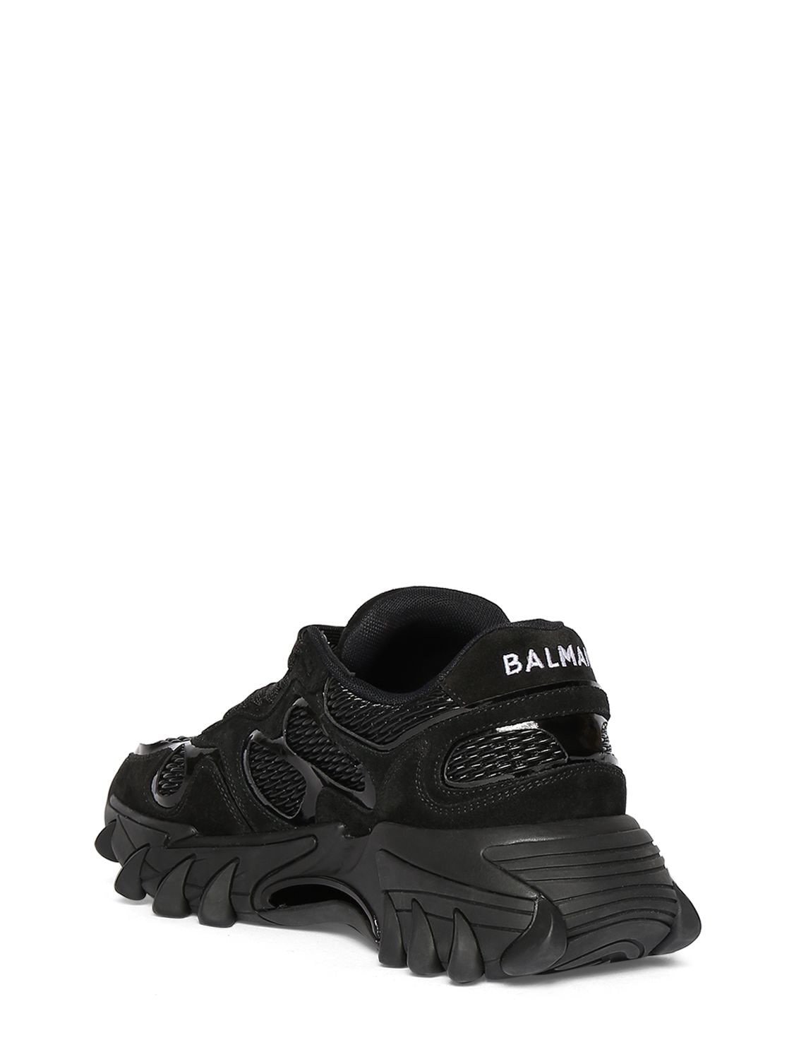 Shop Balmain B East Low Top Sneakers In Black