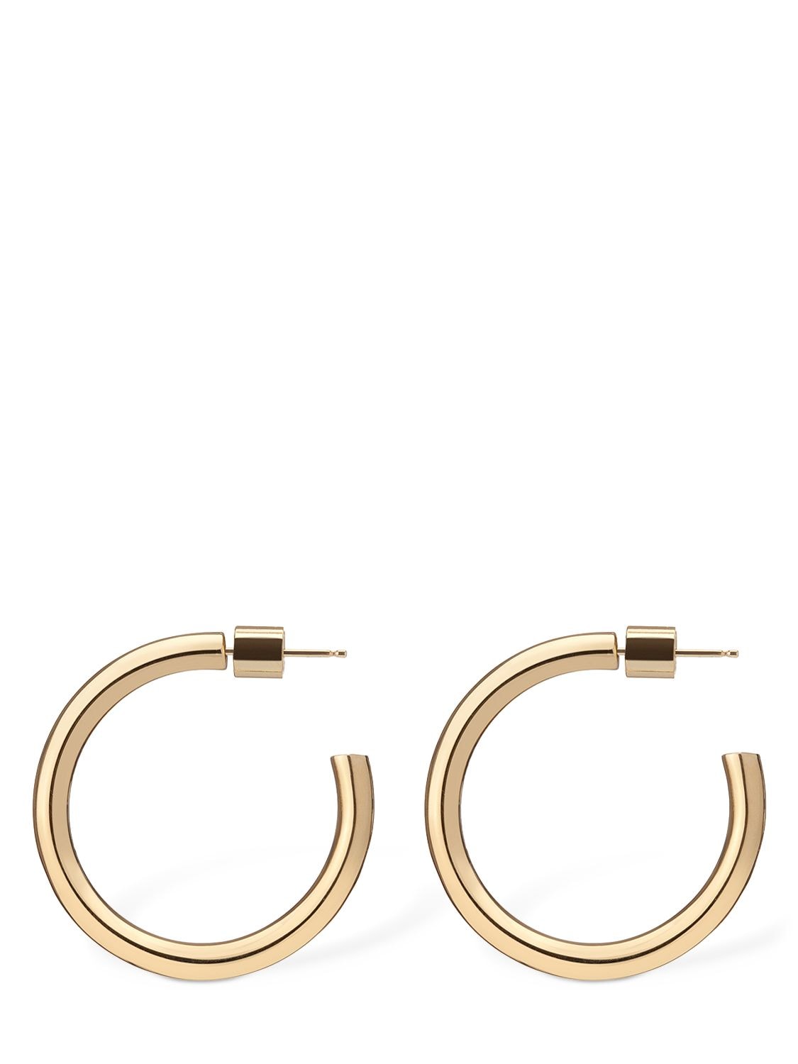 Shop Jennifer Fisher Mini Lily Hoop Earrings In Gold