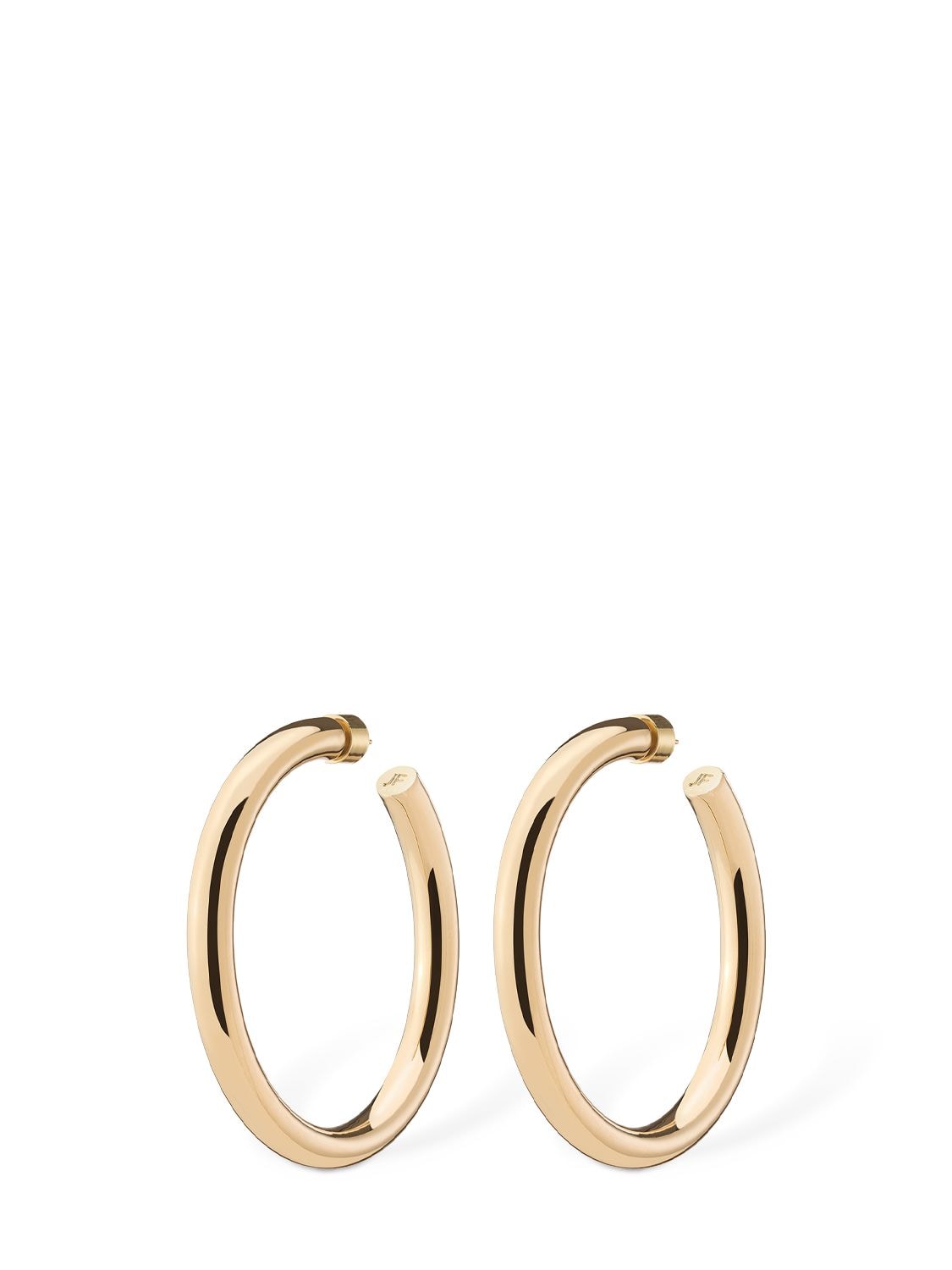 Jennifer Fisher 5cm Samira Hoop Earrings In Gold