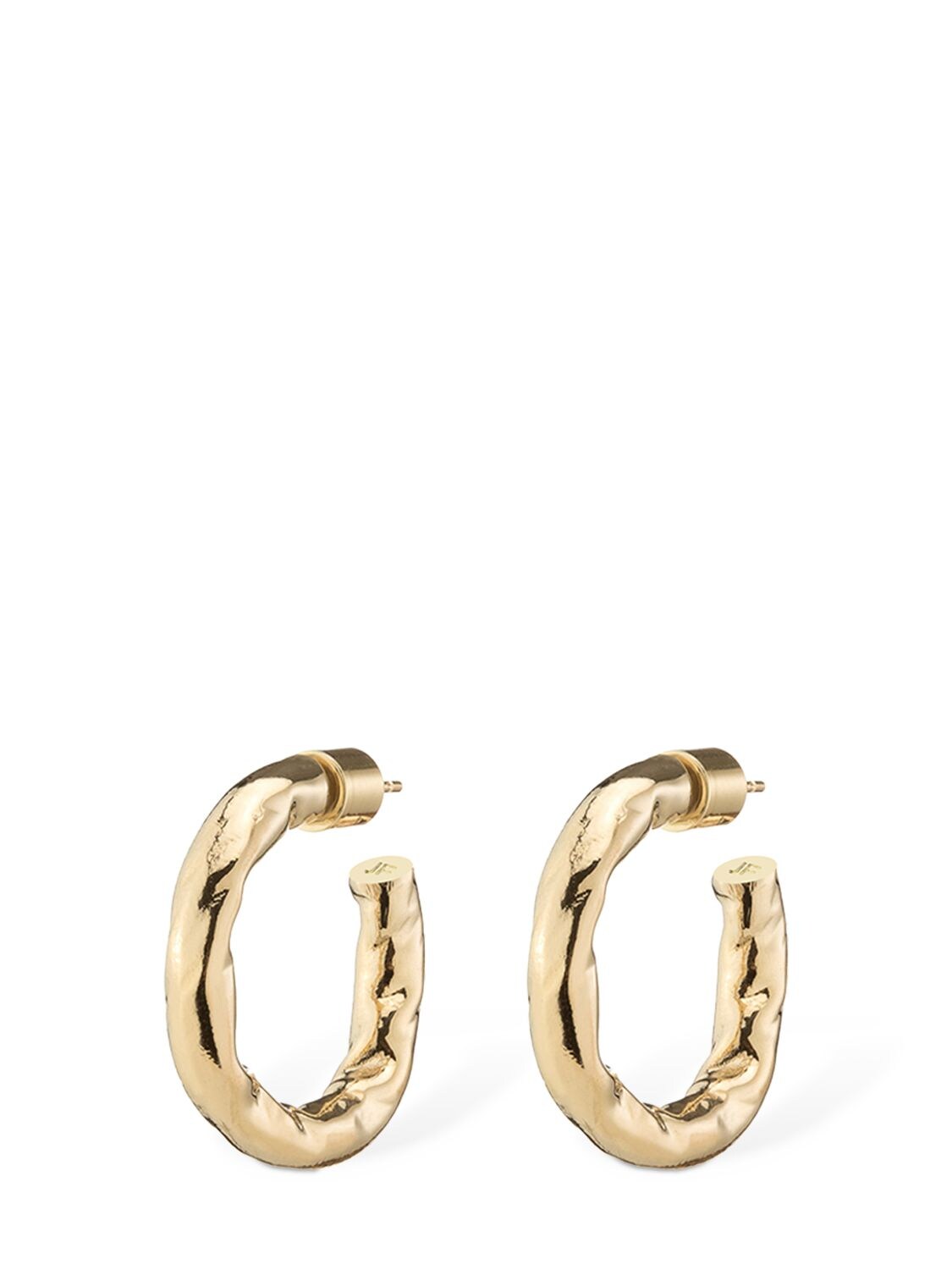 Shop Jennifer Fisher Hailey Huggie Earrings In Gold