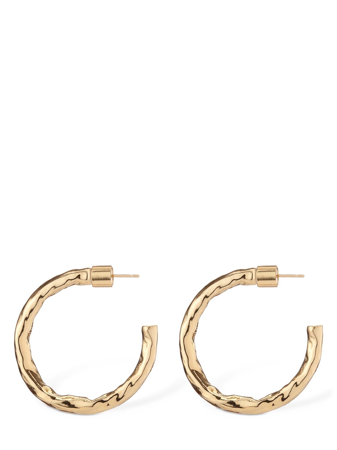 Shop Jennifer Fisher Mini Hailey Hoop Earrings In Gold