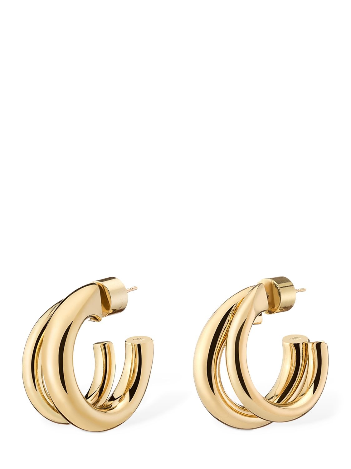Jennifer Fisher Double Natasha Lilly Huggie Earrings In Gold
