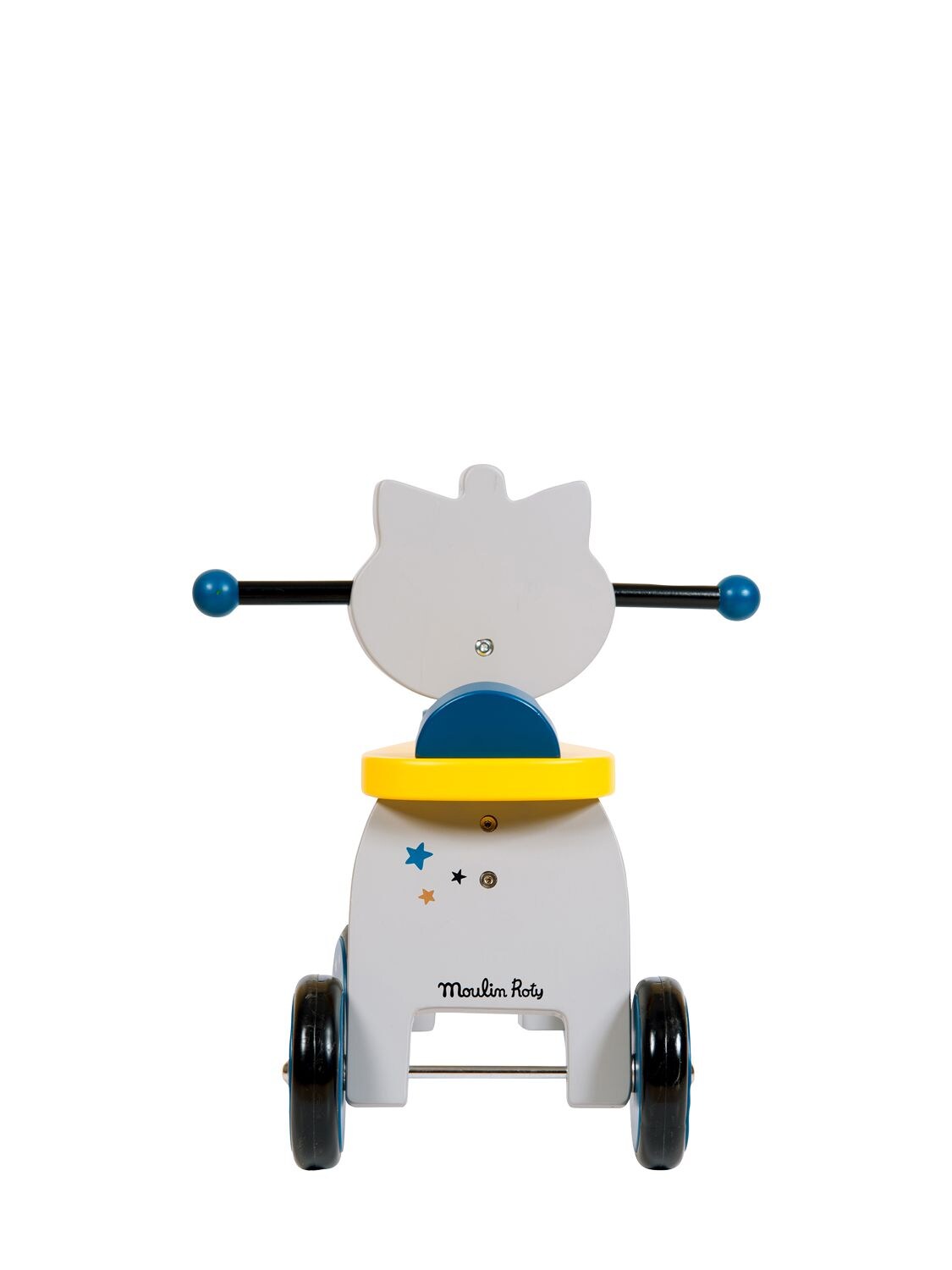 Shop Moulin Roty Fernand The Cat Wooden Ride-on Toy In Multicolor