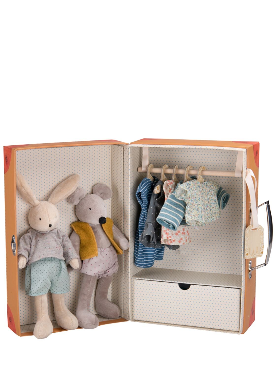 Shop Moulin Roty Little Wardrobe Toys, Case & Accessories In Multicolor