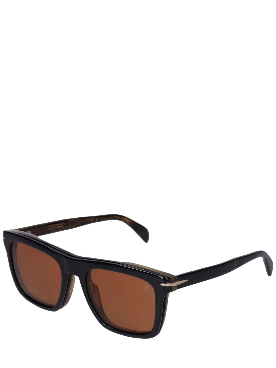 Shop Db Eyewear By David Beckham Db Limited Edition Clip-on Sunglasses In Black,multi