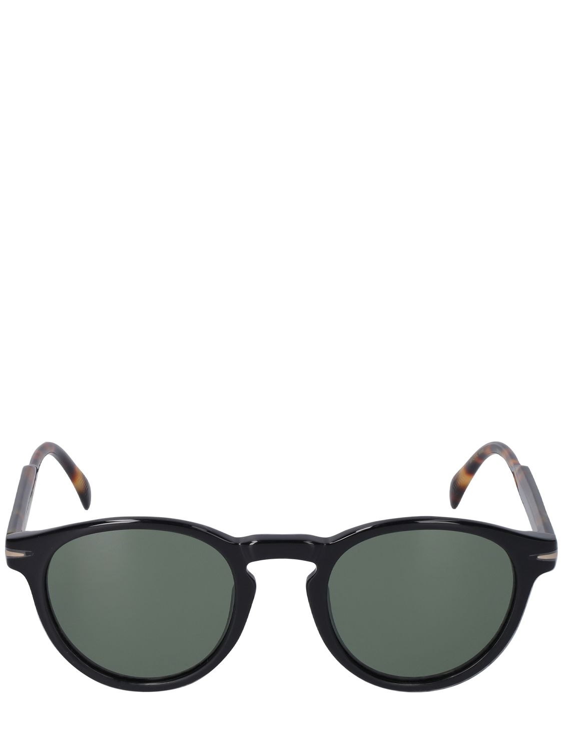 Db Eyewear By David Beckham Db Round Acetate Sunglasses In Multi,green