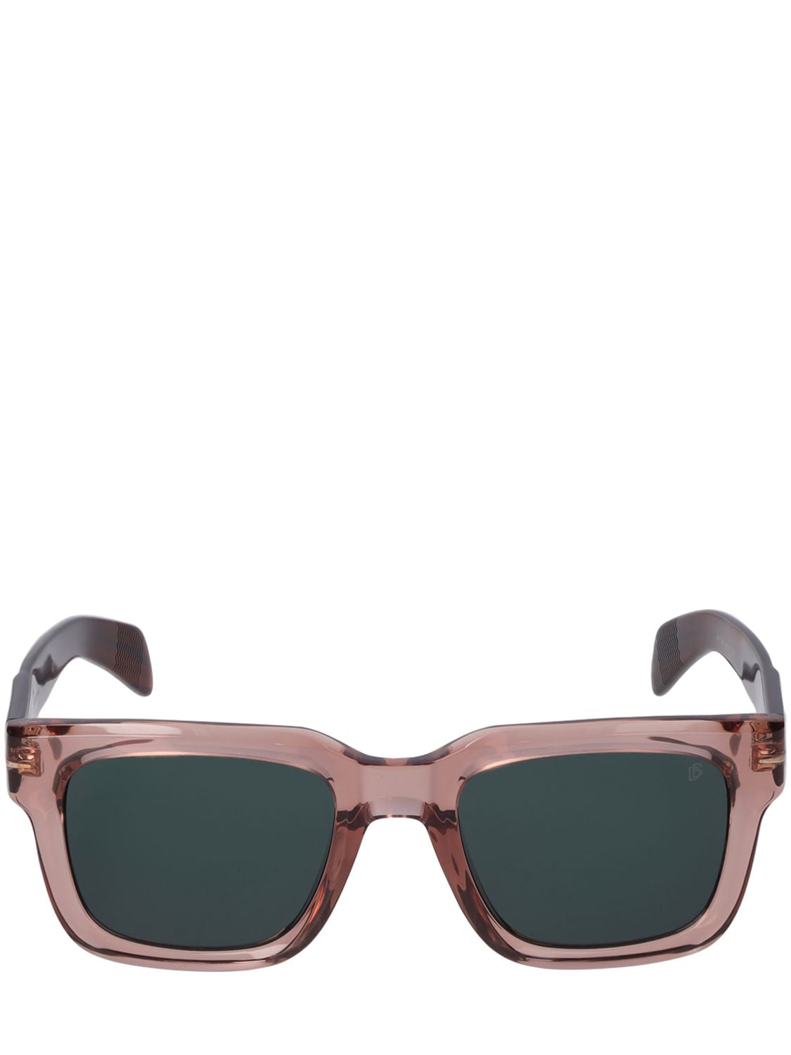 Db Eyewear By David Beckham Db Squared Acetate Sunglasses In Pink,green