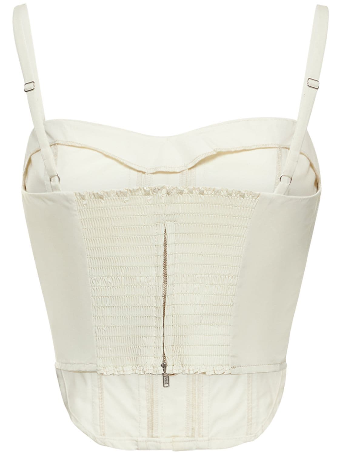 Reformation London Corset Top In White