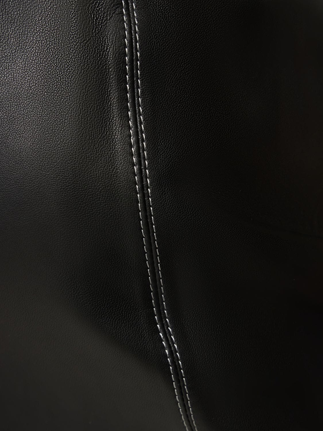 Shop Reformation Veda Veranda Low Rise Leather Mini Skirt In Black