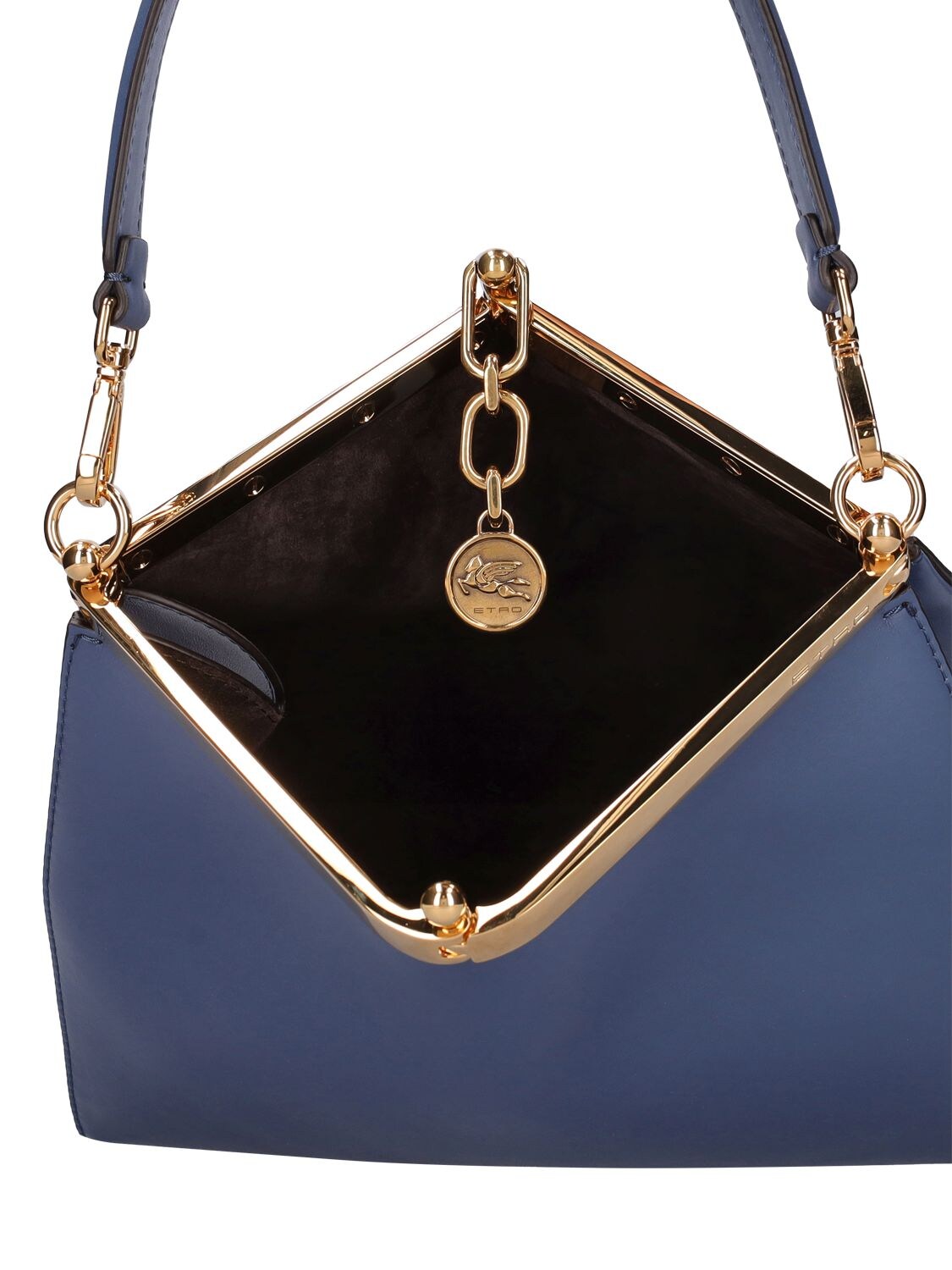 Leather handbag Etro White in Leather - 32226449