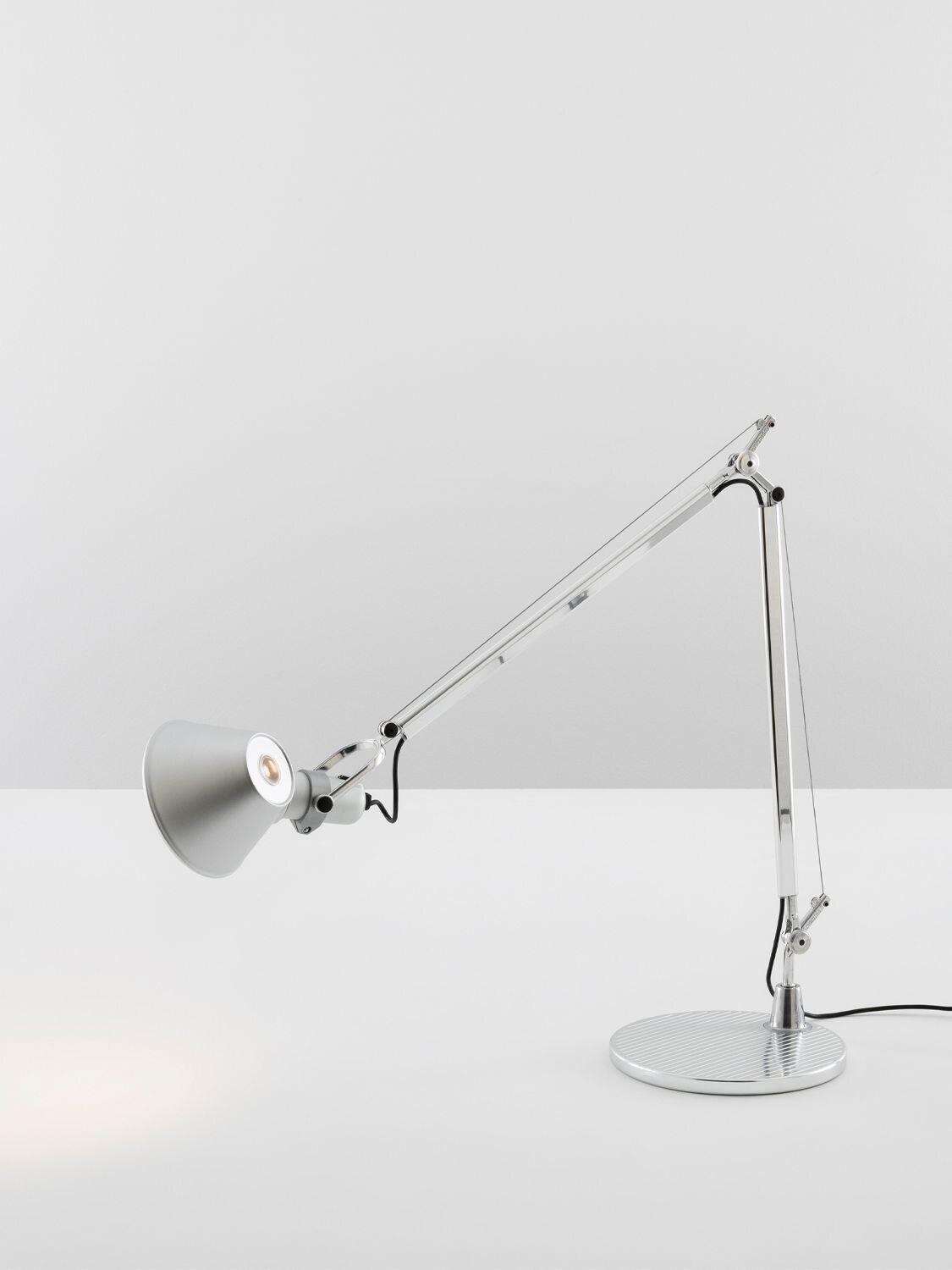 Shop Artemide Tolomeo Table Lamp In Silver