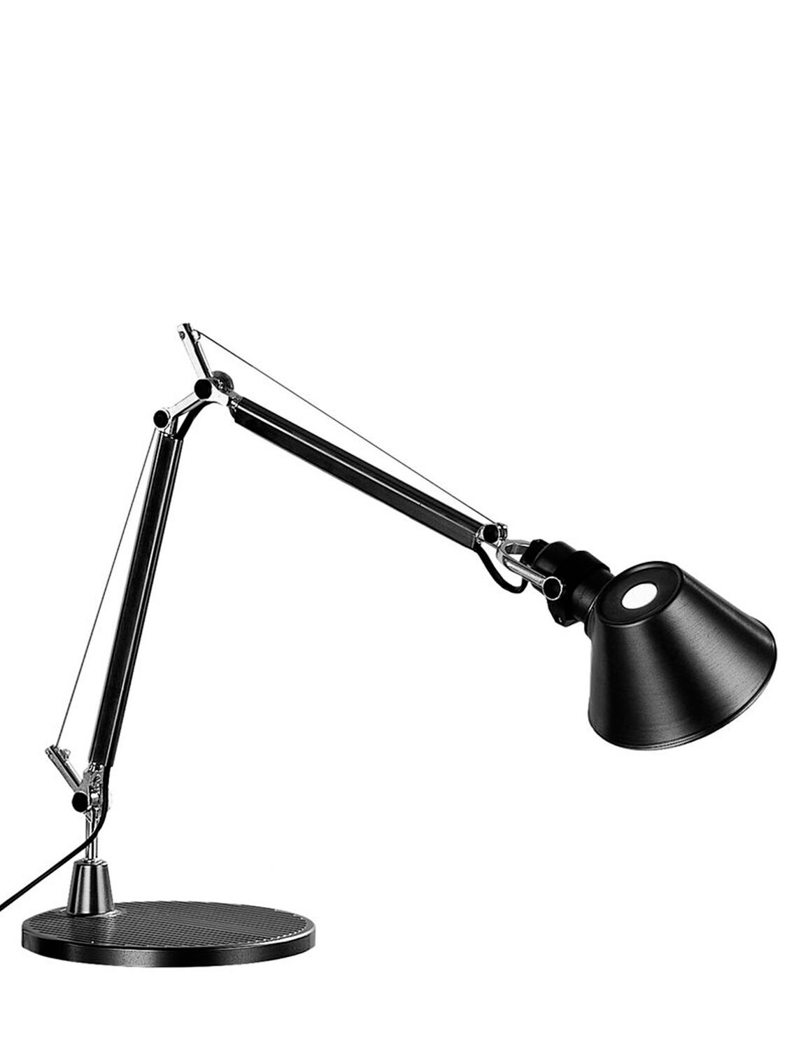 Shop Artemide Tolomeo Table Lamp In Black