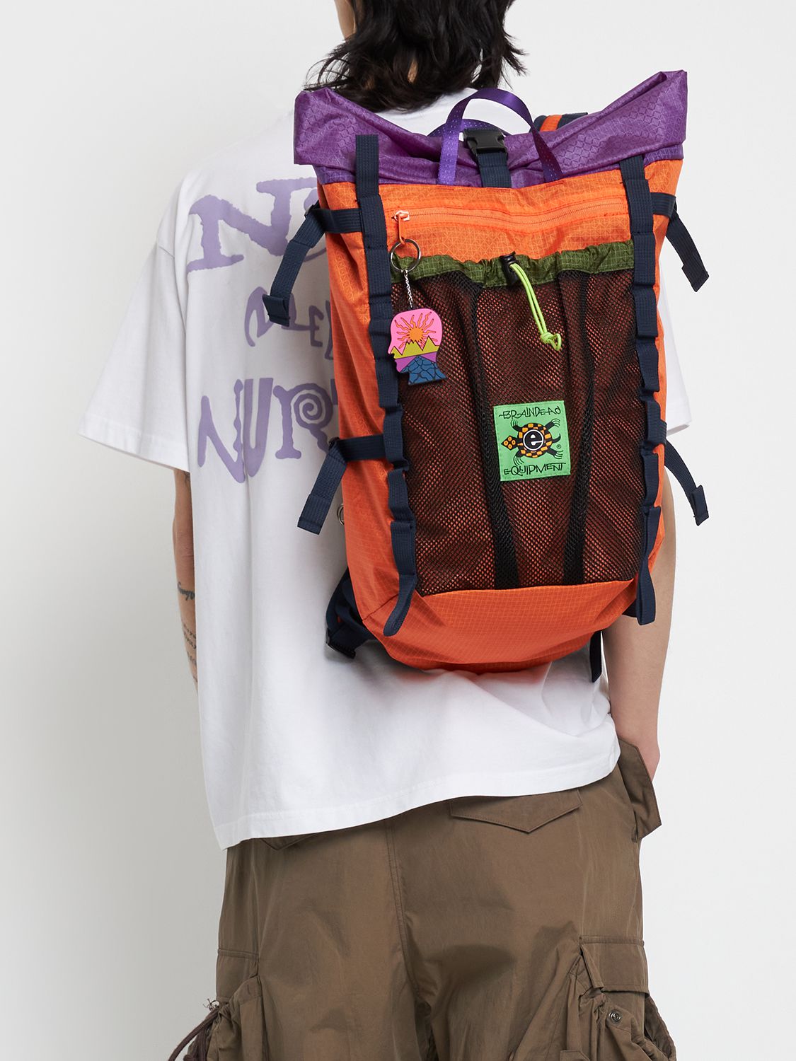 Brain Dead Equipment Climbing Backpack In Orange ModeSens