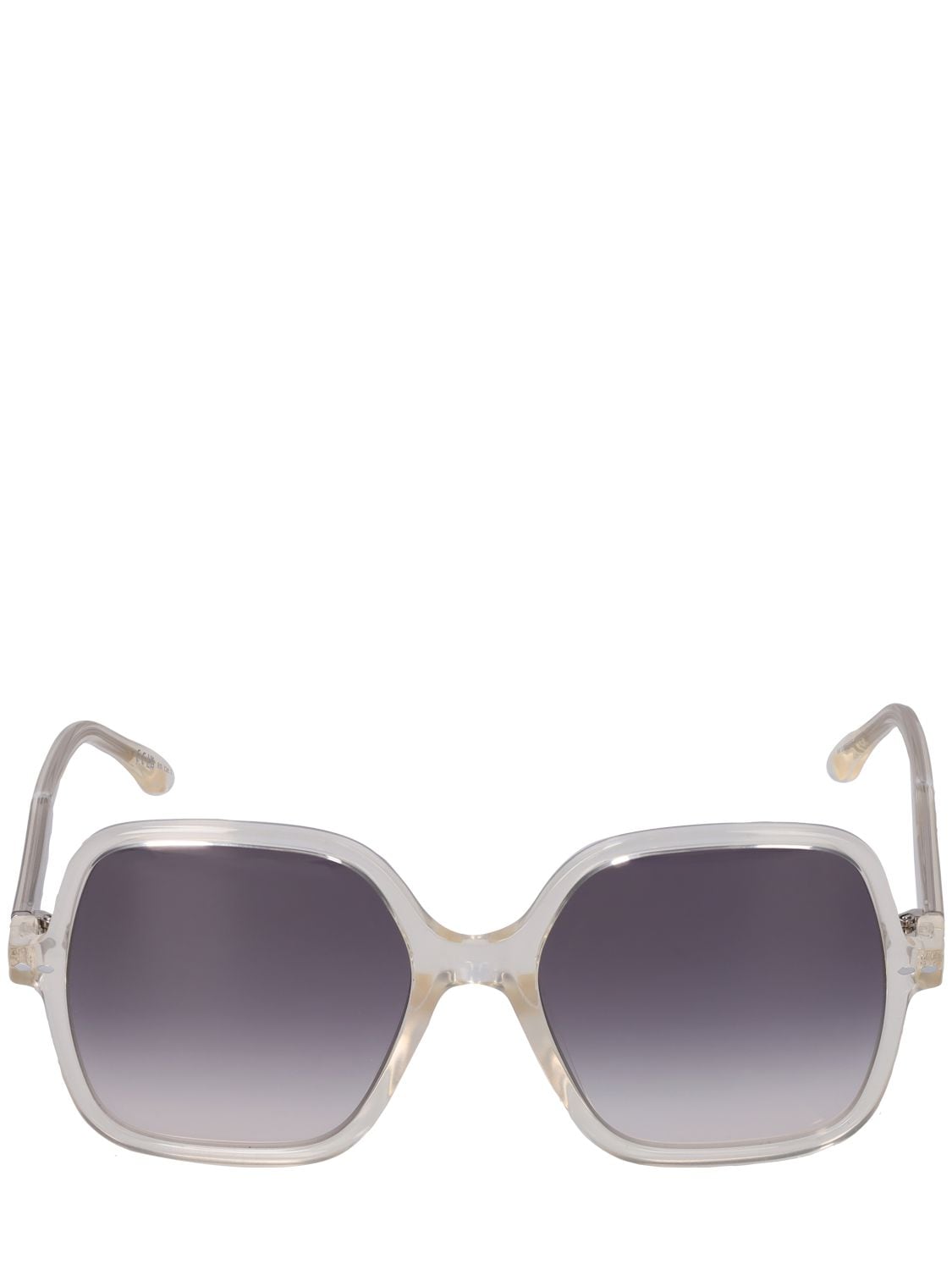 Isabel Marant Oversize Squared Acetate Sunglasses In Yellow,grey