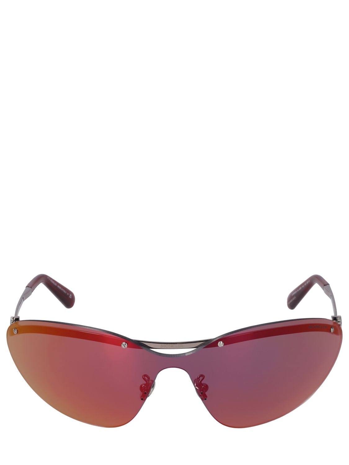 Moncler Carrion Sunglasses In Ruthenium